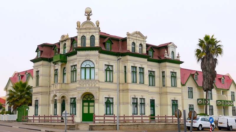 Das Hohenzollernhaus in Swakopmund in Namibia.
